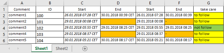 formula excel