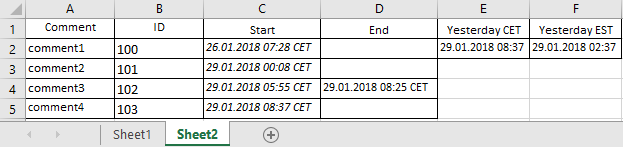 formula excel