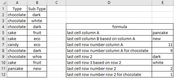 formula excel