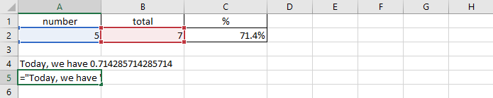 formula excel