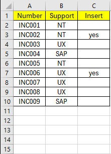 script excel