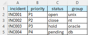 script excel