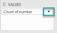 pivot table excel